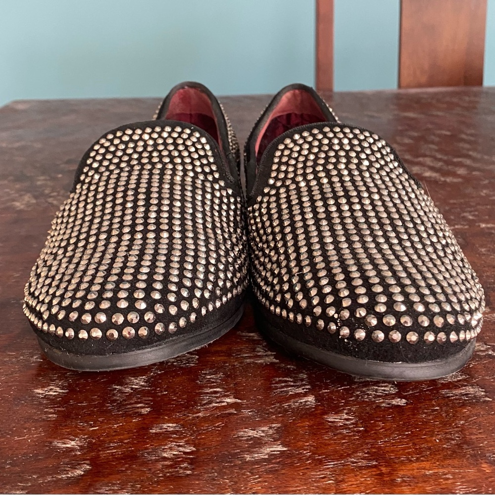 Sold! Men’s Steve Madden CAVIARR RHINESTONES Smoking Slipper Loafer - Picture 2 of 9